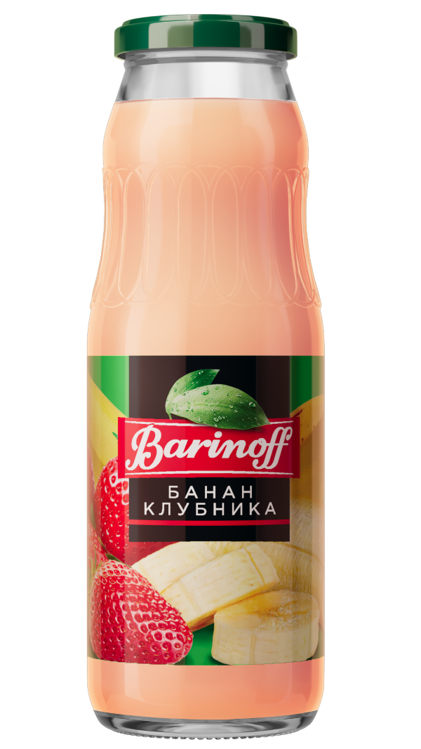 Банан-клубника